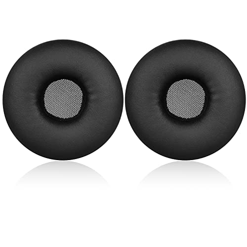 Almohadillas de repuesto XB450 - Cojines de cuero sintético y espuma viscoelástica para auriculares Sony MDR-XB450, XB450AP, XB550AP, color negro miniatura 1