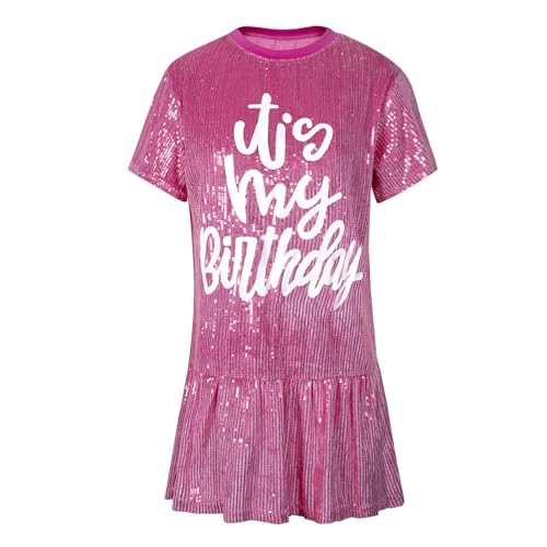 FLOYU Women Sequin Birthday Dress It's My Birthday Dresses Sparkly Party Tops Sexy Birthday Outfits2