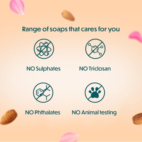 Image of Himalaya Herbals Almond & Rose Soap, 75gm