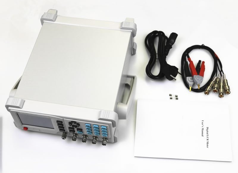 Benchtop LCR Meter Tester LCR Bridge with Frequency (100 120 200 400 800 1k 2k 4k 8k 10k) Hz USB RS232 Interface Inductance 0.001μH~9999H Resistance 0.0001Ω~99.99MΩ Capacitance 0.001pF~9999μF