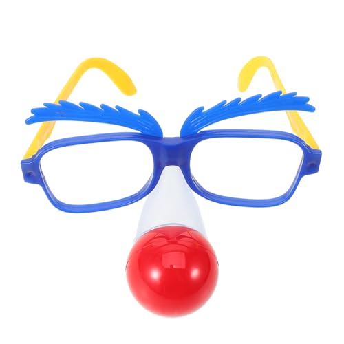 FOMIYES Adult Fake Clown Glasses Party Clown Glasses Decoration Cosplay Accessories Performance