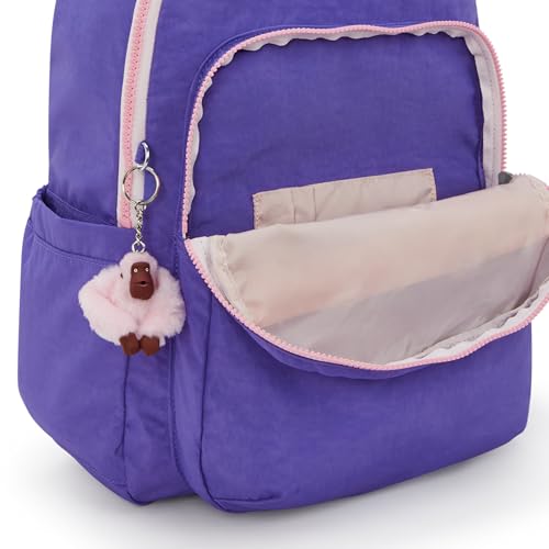 Image of Kipling Women's Seoul Bts 15 inch Laptop Backpack, Durable, Roomy with Padded Shoulder Straps, Built-In Protective Sleeve