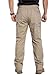MANSDOUR Men's Stretch Work Pants Waterproof Ripstop Flex Cargo Pants Lightweight Construction Workwear Utility Pants Regular Fit EDC Outdoor Hiking Military Tactical Pants Khaki