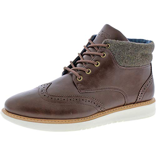 Ben Sherman Nu Casual Wing Tip Boots Chestnut EU 43 (US Men's 10) M