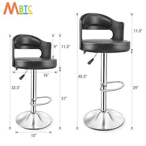 Image of MBTC Amica High Bar Chair /Kitchen Stool in Black