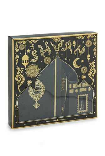 ihvan online Prayer Gift Set for Men & Women, Muslim Prayer Rug, Salah Mat, Beads Taasbih, Arabic Holy Quran - Image 2