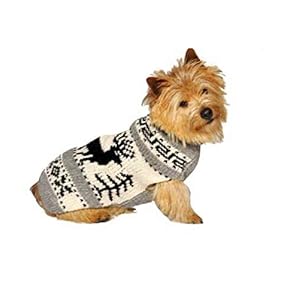 Chilly Dog Reindeer Shawl Dog Sweater (Small)