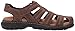 Dr. Scholl's Mens Candid Fisherman Sandal Brown 11 M