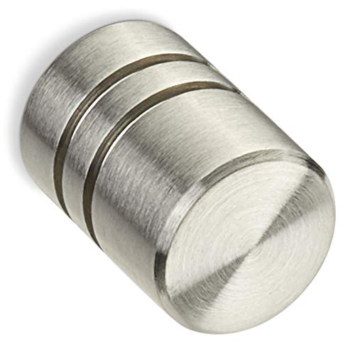 SOTECH 10 pièces Boutons de meubles EK06 Ø 15 mm Acier inox brossé Pommeau de meuble de