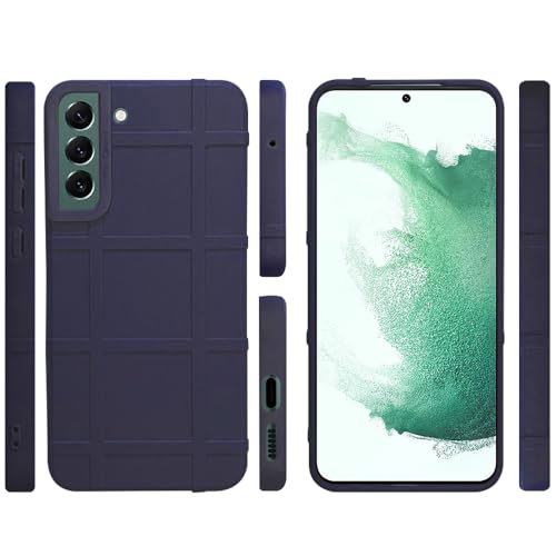 Image of Amazon Brand- Solimo Shockproof Back Case Cover for Samsung Galaxy S22 Pro 5G | 360 Degree Protection | Slim Protective Case | Anti-Scratch Tough TPU Case for Samsung Galaxy S22 Pro 5G (Blue)