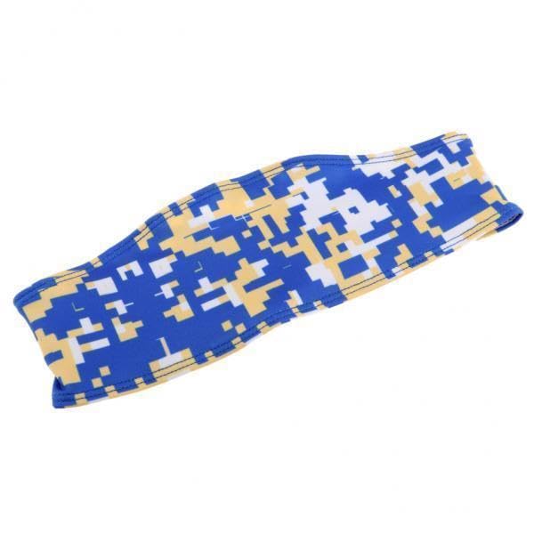 SNAPPSY 2xMen Women Sports Yoga Gym Sweatband Headband Stretch Hair Band Digital Blue-image-7