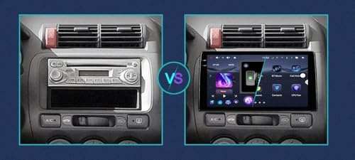 Radio Coche 2 DIN para Honda Jazz 2001-2008 con Carplay y Android Auto Inalámbrico 2