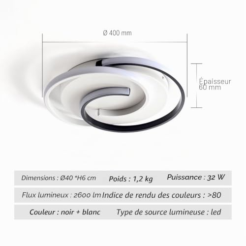 Éclairage de Plafond compatible avec HomeKit Alexa GoogleHome Matter