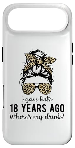 Mom Dad on 18 Year Old Son Daughters 18th Birthday Messy Bun X}zP[X iPhone Air p