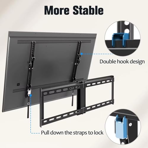 Support TV universel inclinable SCRUBY pour écran 37-75 pouces VESA 600x400