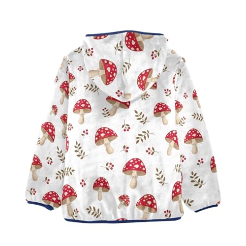 CHIFIGNO Red Mushrooms Toddler Boy Winter Jacket Soft Snow Jacket for Boys 3T2