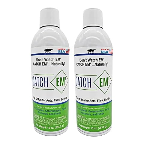 Bug Ball Catch EM' Sticky Insect Trap Coating Aerosol 10oz, 2 Pack Cover