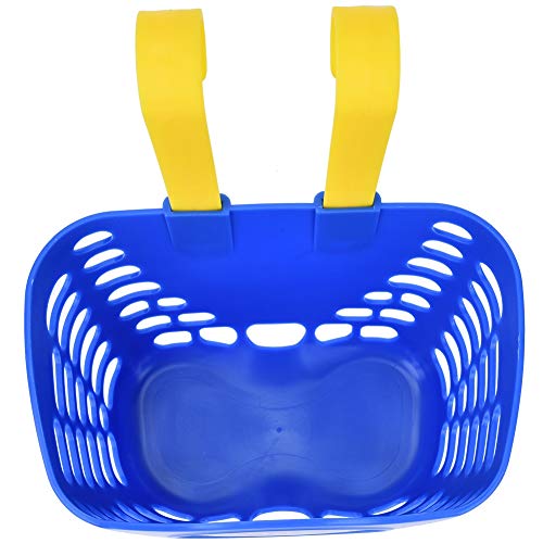 Basket, Front-Mounted Bike Basket with Easy Clip-On Installation, Extra Storage Space for Children's Bicycles and Scooters, Blue - Image 3