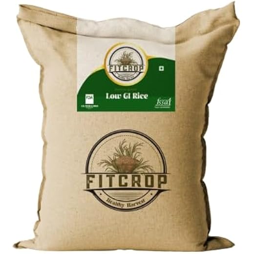 FITCROP Sugar Control Rice 19kg - Low GI & Diabetic Friendly