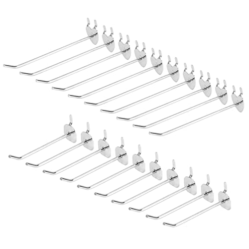 BUGUUYO 20 Iron Heart-Shape Apple-Shape Hooks Wall Hooks for Storage Display and Hanging