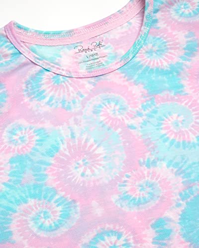 Rene Rofe Girls' Pajamas - Short Sleeve Sleep Shirt Nightgown (2 Pack), Size 7/8, Pink Lady #TOP2