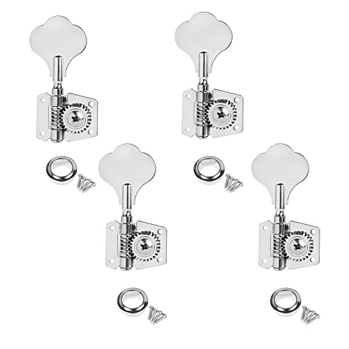 WGOEODI Chevilles de réglage pour Guitare Basse électrique 4R, Chevilles pour accordeurs chromés pour Guitare, Boutons… - Les Beatles, Paul McCartney, John Lennon, RIngo Starr, George Harrison WGOEODI Chevilles de réglage pour Guitare Basse électrique 4R, Chevilles pour accordeurs chromés pour Guitare, Boutons… – Image 6