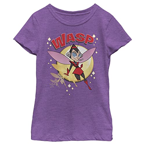 Marvel Zoom rétro guêpe T-Shirt vêtement enfant Pure Berry S Fille