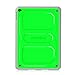 Fintie Apple iPad Air 2 Case (2014 Release) - CaseBot Tuatara Series Rugged Unibody Dual Layer Hybrid Full Protective Cover with Built-in Screen Protector and Impact Resistant Bumper, Green