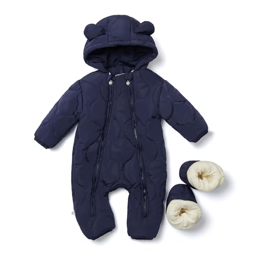 Baby Toddler Winter Snowsuit with Hooded Ears