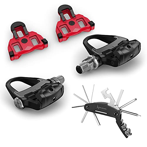 Wearable4U - Garmin Rally RS200, Dual-Sensing Power Meter with 4.5 Degree Float Replacement Cleats and Bike Multi-Tool Bundle