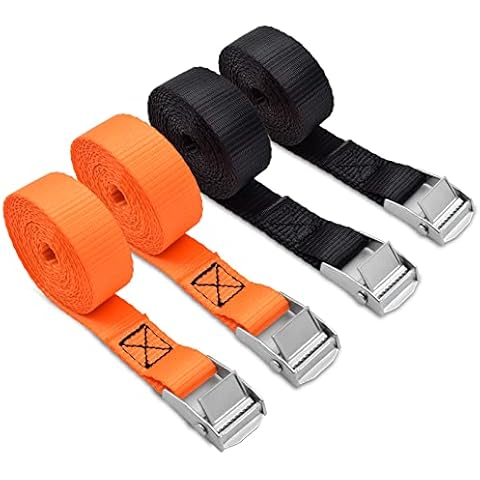 Acelane Lashing Straps 10' x 1'' Cam Buckle Tie Down Straps Cover