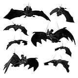 Photo Gallery jiawwan pipistrello halloween decorazioni, 12 pezzi pipistrelli nero spaventosi, 3d pipistrello giocattolo realistico di gomma, pipistrelli da appendere decorazione per feste di halloween Photo Gallery jiawwan pipistrello halloween decorazioni, 12 pezzi pipistrelli nero spaventosi, 3d pipistrello giocattolo realistico di gomma, pipistrelli da appendere decorazione per feste di halloween
