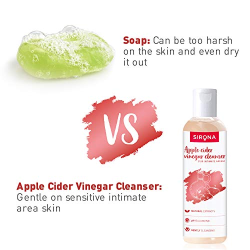 Sirona Apple Cider Vinegar pH-Balancing Feminine Wash - 6.7 Fl Oz - Thumbnail 4
