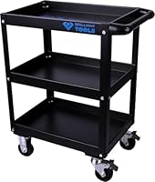 KS Tools TOOLS Service-Wagen [Powered by KS TOOLS] BT150900 Werkstatt Service-Wagen Schwarz 76, 3 x 44, 3 x 84, 3 cm (B x T x H)