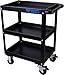 Produktbild KS Tools TOOLS Service-Wagen [Powered by KS TOOLS] BT150900 Werkstatt Service-Wagen Schwarz 76, 3 x 44, 3 x 84, 3 cm (B x T x H)