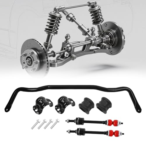 Dasbecan 55398938AC Front Stabilizer Bar K80894 Front Sway Bar Link Kit with Bushing Kit Compatible with Dodge Ram 1500 09-10 Ram 1500 11-18 Ram 1500 Classic 19-22 4WD Replace 55398938AB