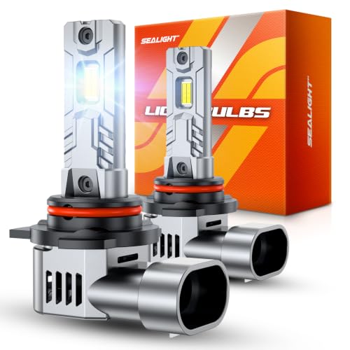 Image of SEALIGHT 9012 LED Fog Light Bulbs, 80,000LM, 6500K Cool White, 2-Pack