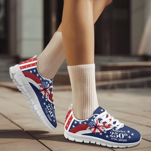 Image of GIFTPUZZ Mens Lace Up Athletic Trainers Running Sneakers Wedge Breathable Gym Lightweight Sports Tennis Shoes