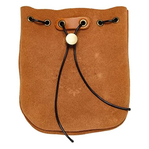Svexienun Outdoor Leather Cheap Coin Purse Coin Bag Drawstring Pouch Calabash Jewelry Packing Bags Cover