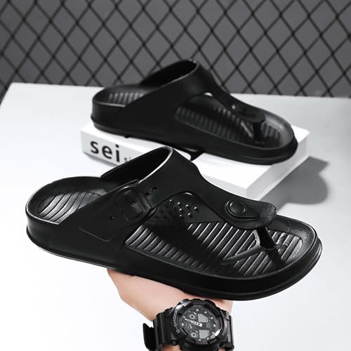 Summer men's comfortable and lightweight beach sandals, quick drying flip flops3