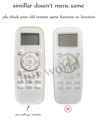 Image of LipiWorld 197 AC Remote Control (Old Remote Exactly Same Remote Will Only Work) Compatible for Bluestar AC Remote