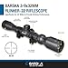 Barska AC10380 Plinker-22 Scope 3-9x32 30/30 Reticle with Rings , Black