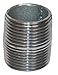 2 in x Close Thread Galvanized Steel Nipple, Pipe Schedule 40-Each