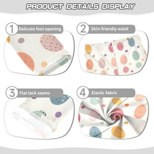 Color Egg A Girls Leggings Athletic Pants Tights Stretch Bottom3