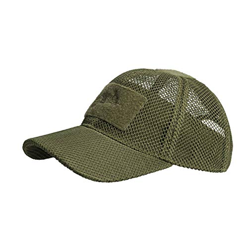 Casquette de baseball en maille verte lors de vos randonnées en forêt