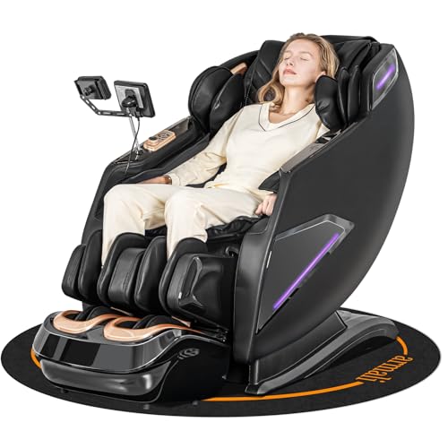 4D Massage Chairs Full Body,Zero Gravity SL-Track Shiatsu Massage Chair Recliner,Core Heating,20...