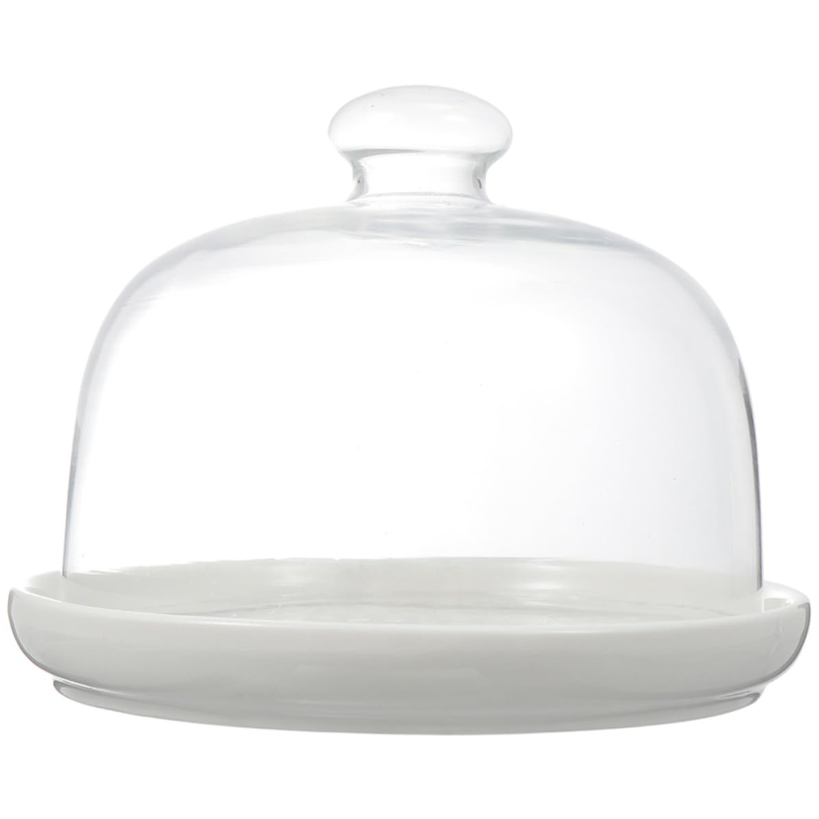 Plato para Tartas Multifunción Asa y Tapa de Vidrio Transparente
