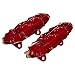 Power Stop Front S15020 Pair of High-Temp Red Powder Coated Calipers For Lexus GX460 2016-2023, Toyota 4Runner 2015-2024 [Model Specific]