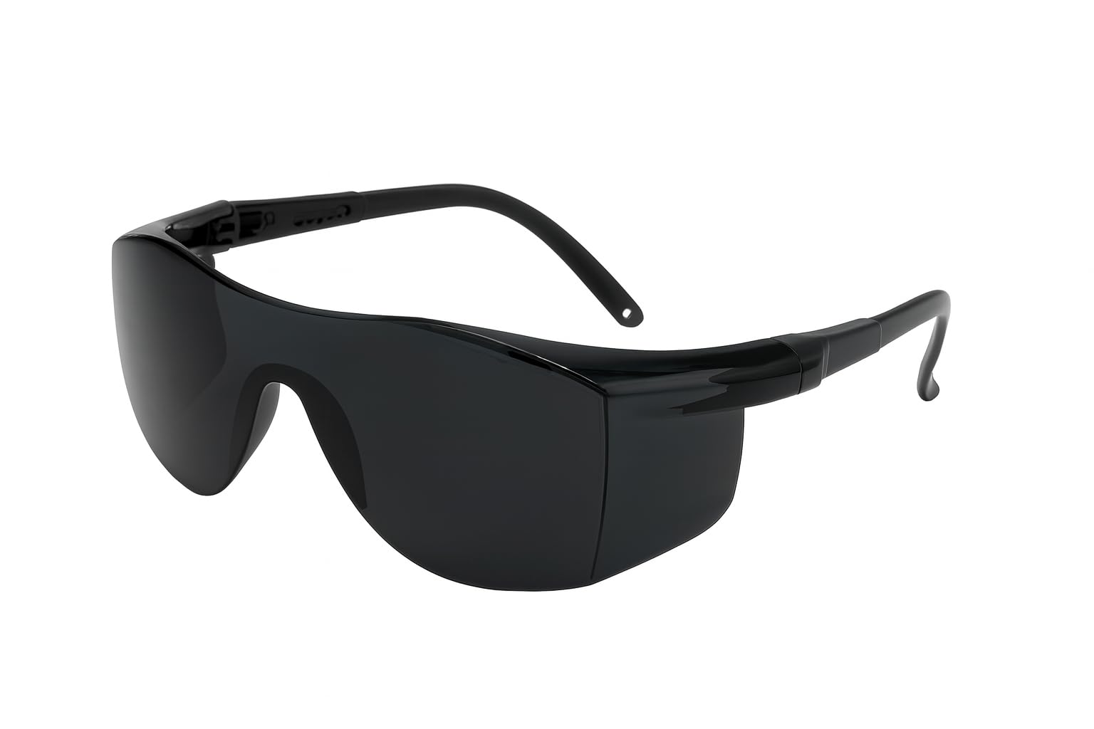 FAMOUS Black Safety Goggles for Eye Protection Wraparound Lens, Side Shield Protection, Impact Resistant Polycarbonate, Wide Field Vision Protective Eyewear for Construction, Lab Industrial (50)