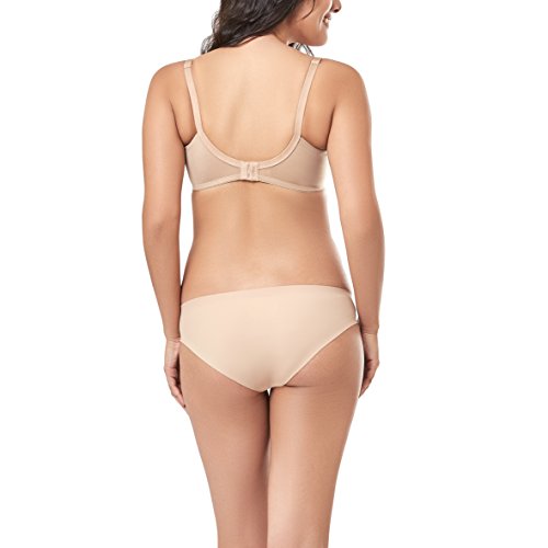Image of Amante Every de Black Solid Non-Wired Non Padded Everyday Bra